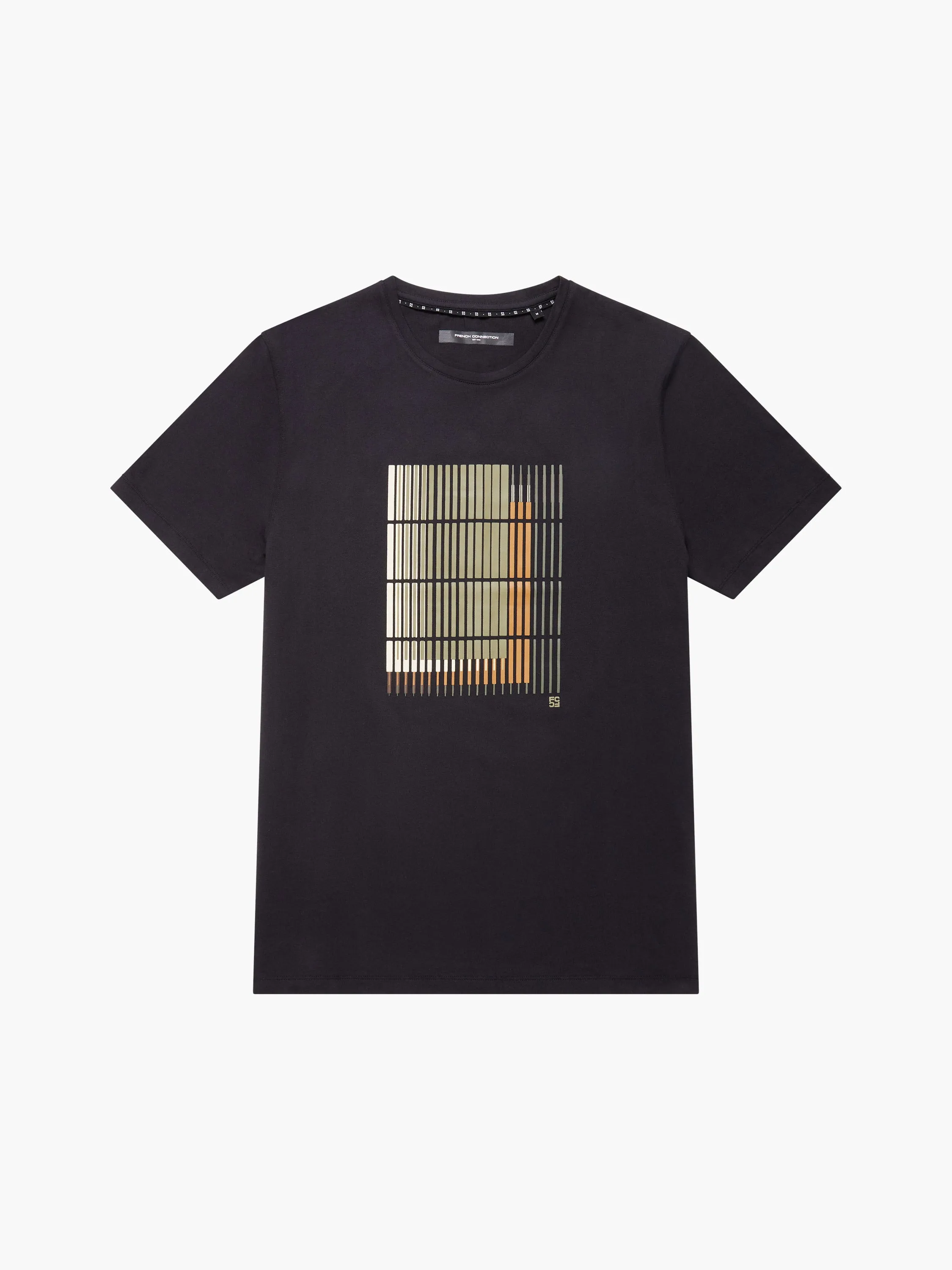 Abstract Line Organic Graphic T-Shirt