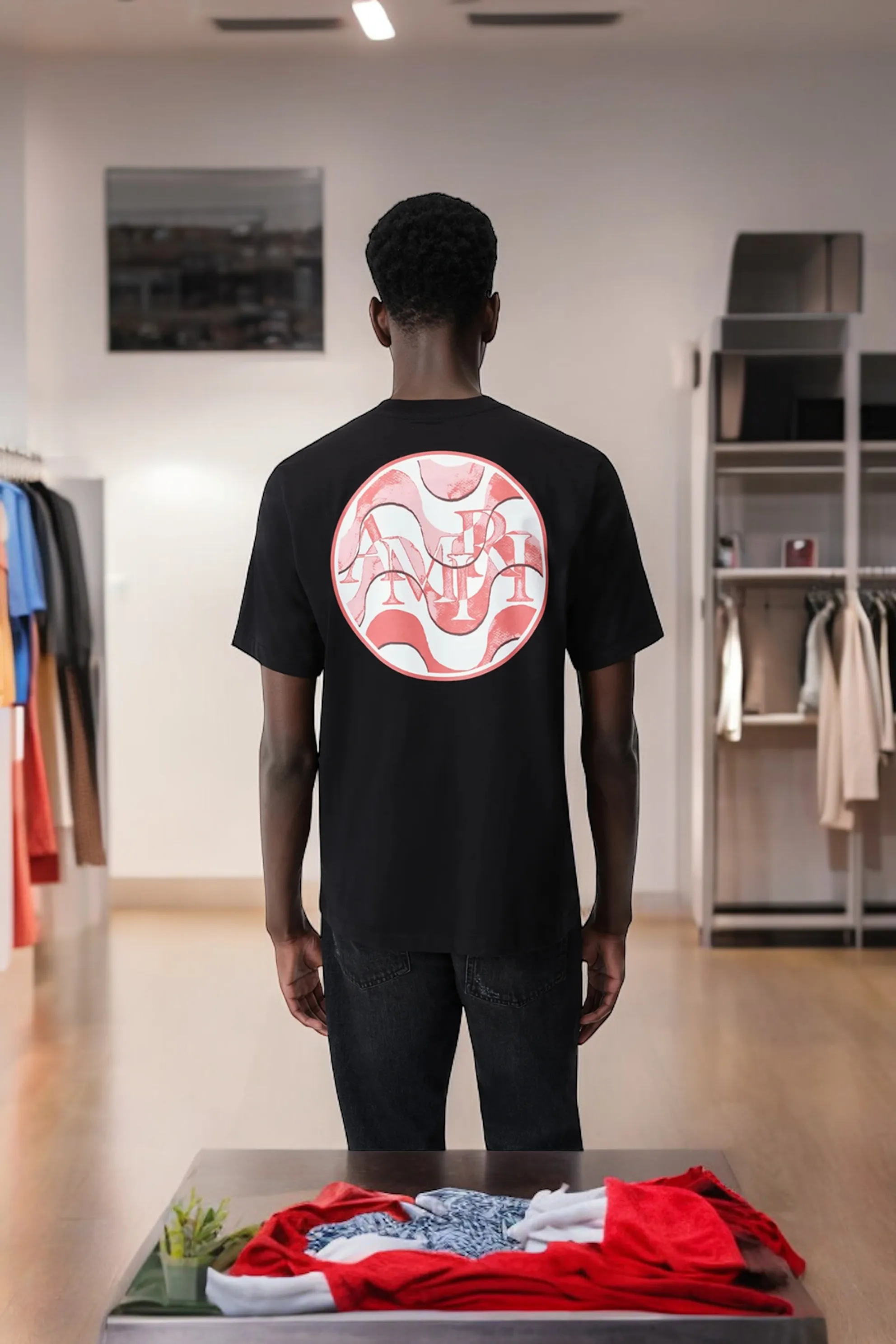 AMIRI Staggered Wave Tee