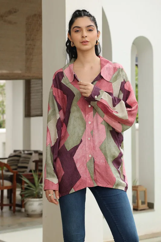 Artful Angles Russian Silk Shirt