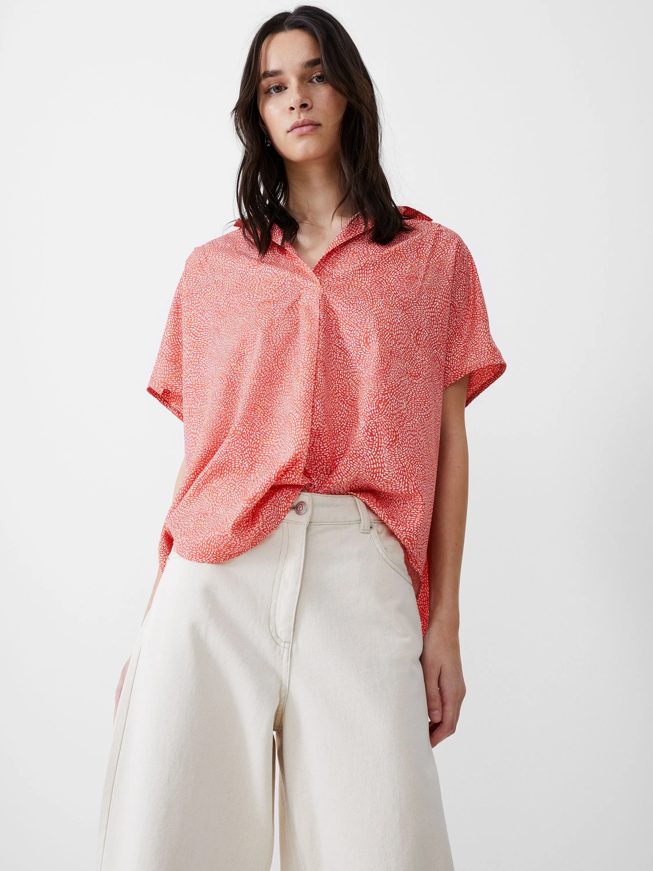 Bernice Crepe Light Popover Shirt