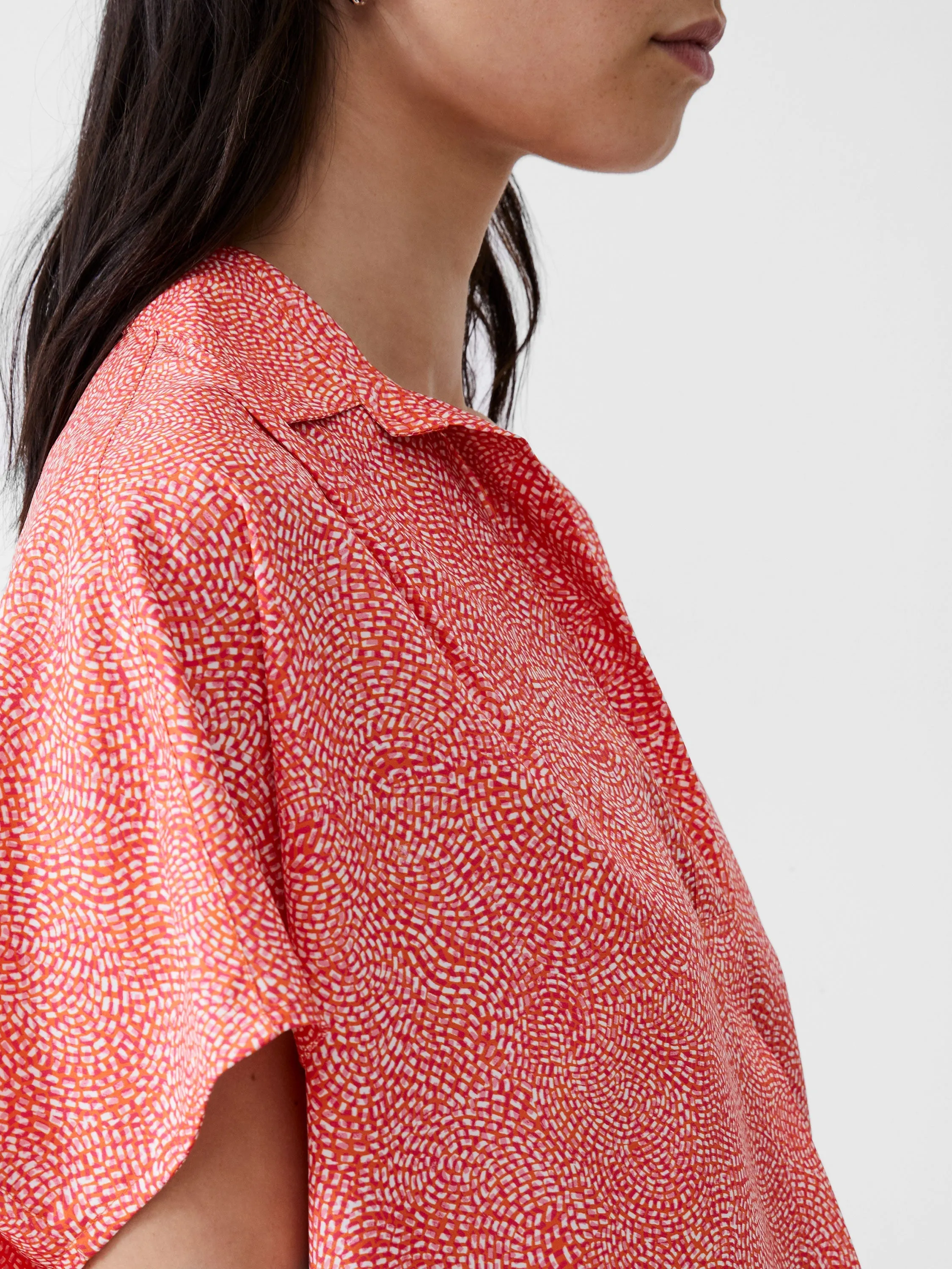 Bernice Crepe Light Popover Shirt