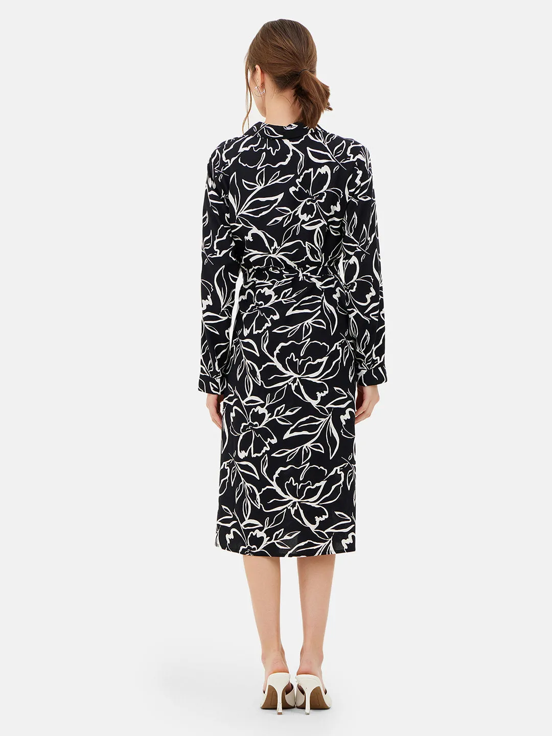 Cecilia Printed Shirt Dress