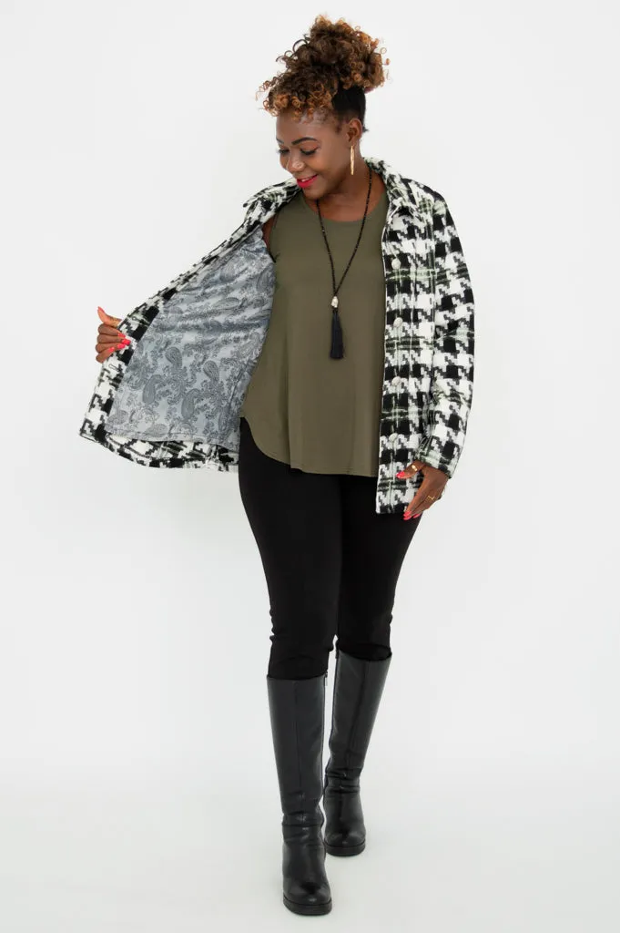 Cherie Coat, Houndstooth