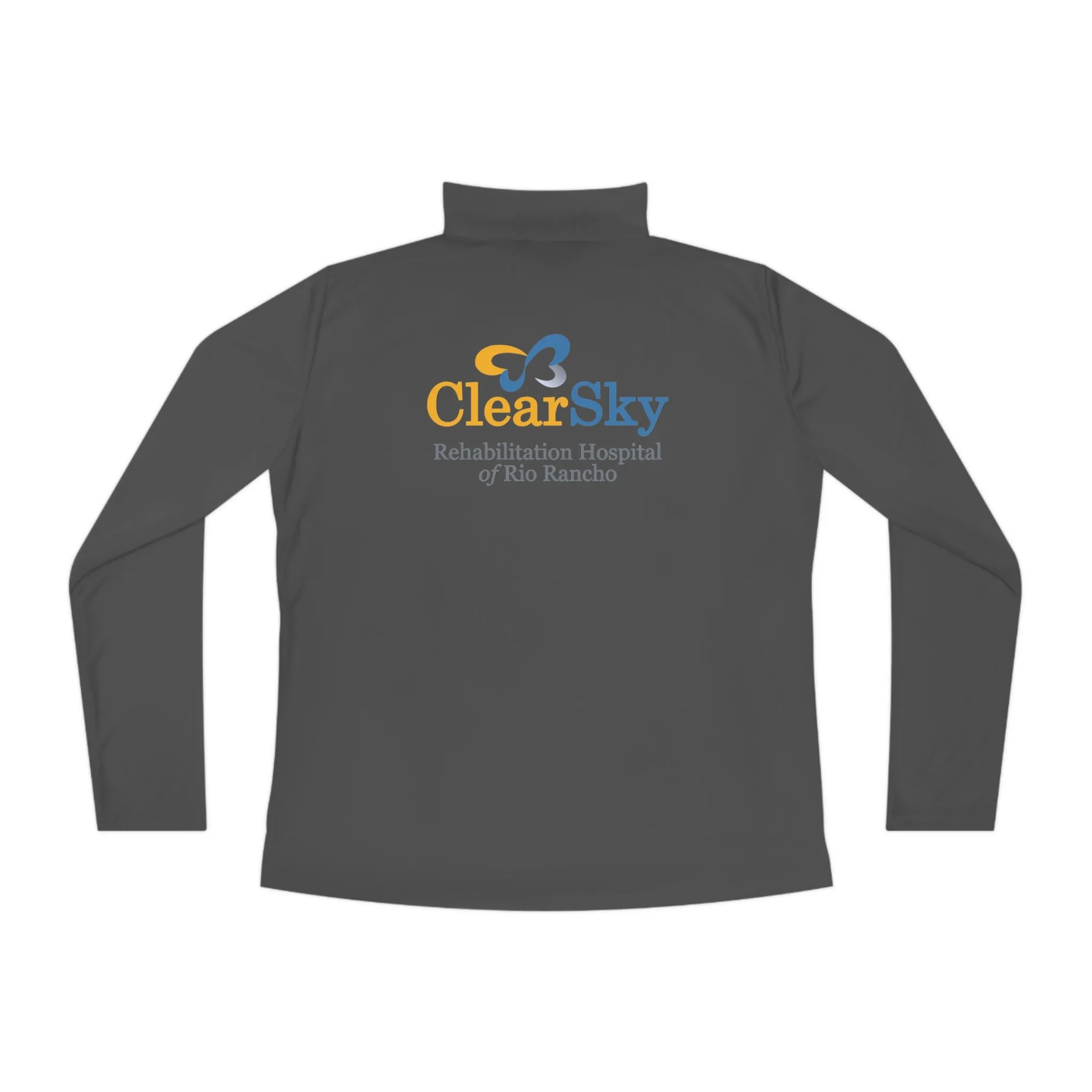 ClearSky Rehabilitation Hospital Of Rio Rancho [Front/Back Logo] [Grey] | Unisex Quarter-Zip Pullover