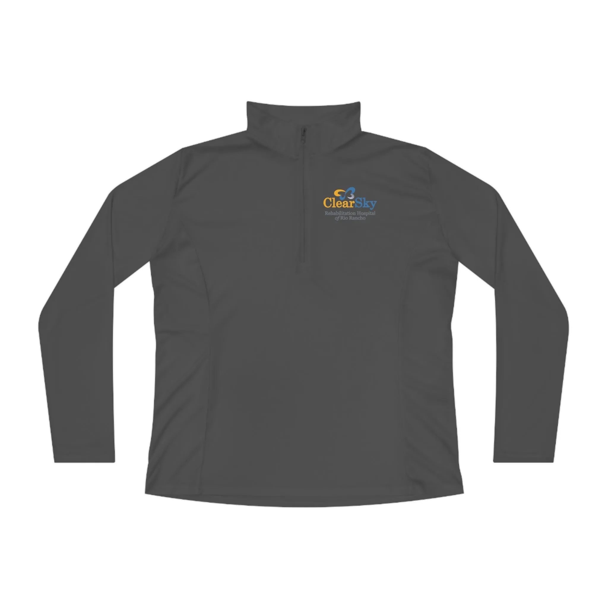 ClearSky Rehabilitation Hospital Of Rio Rancho [Front/Back Logo] [Grey] | Unisex Quarter-Zip Pullover