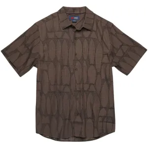 Cova Short Sleeve Woven BLUEPRINT  - COCONUT