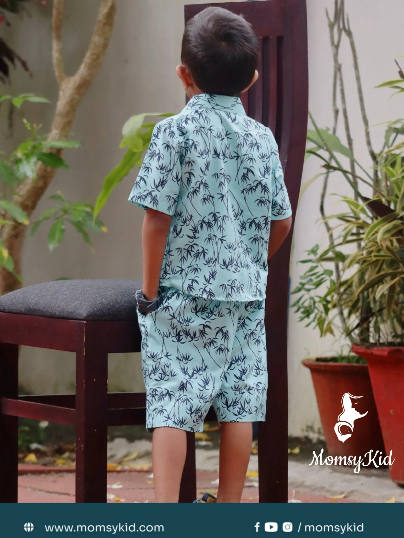 Cyan Safari - Crape cord set for boys