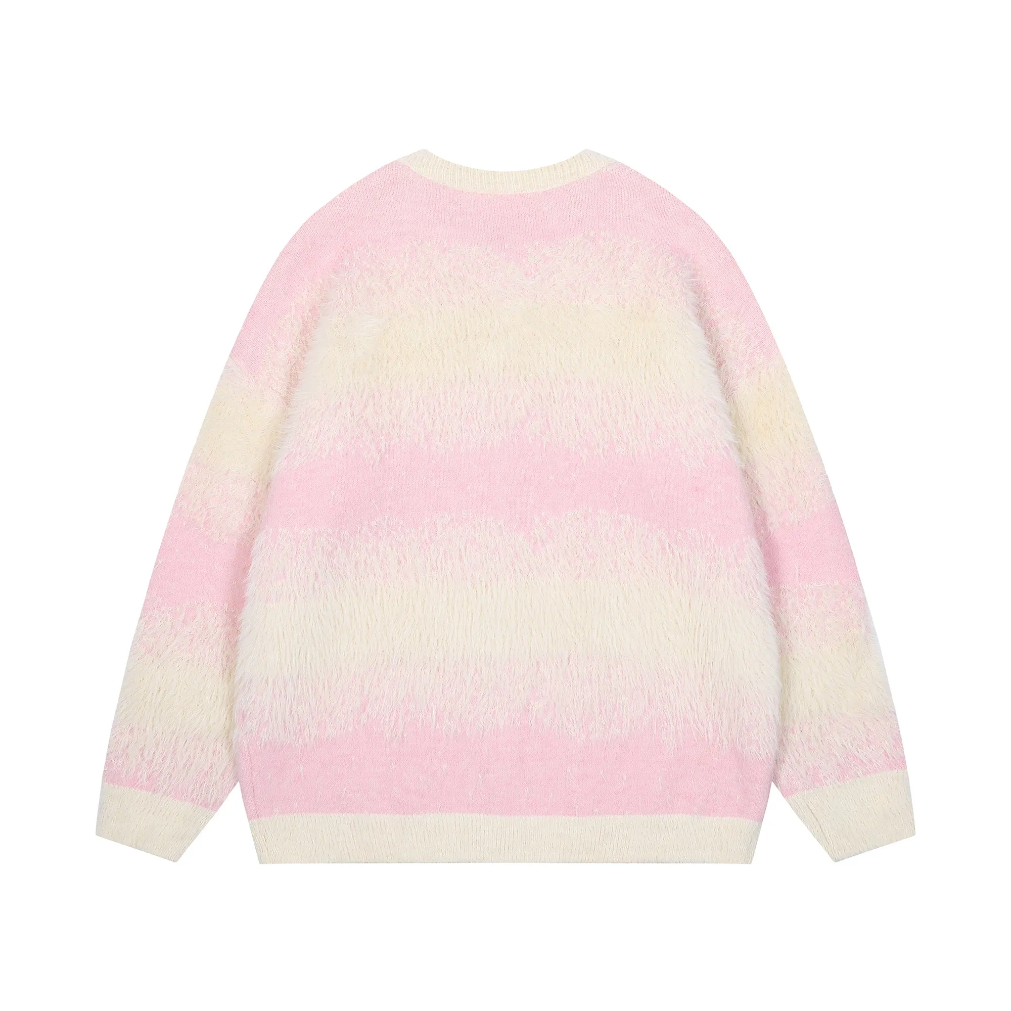 Faire Echo pinky striped sweater