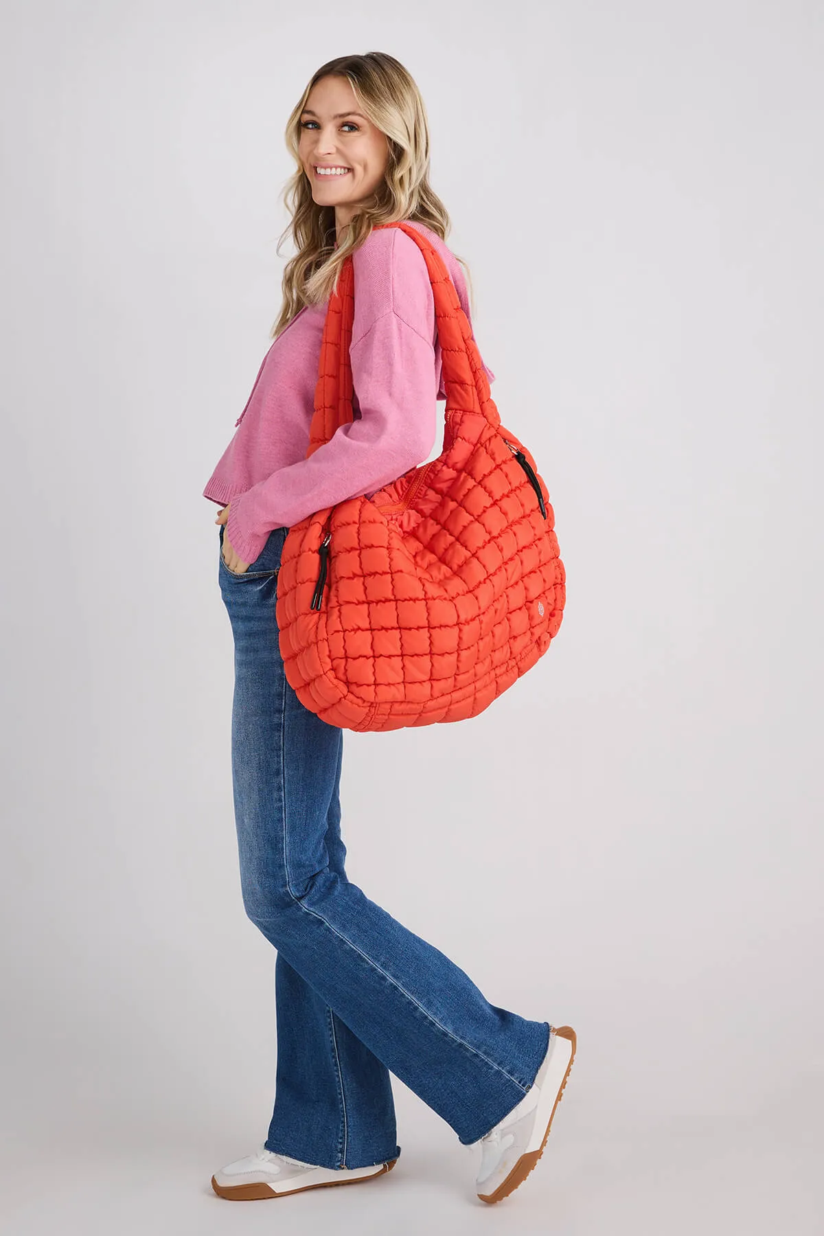 FP Movement Quilted Carryall Hobo Bag