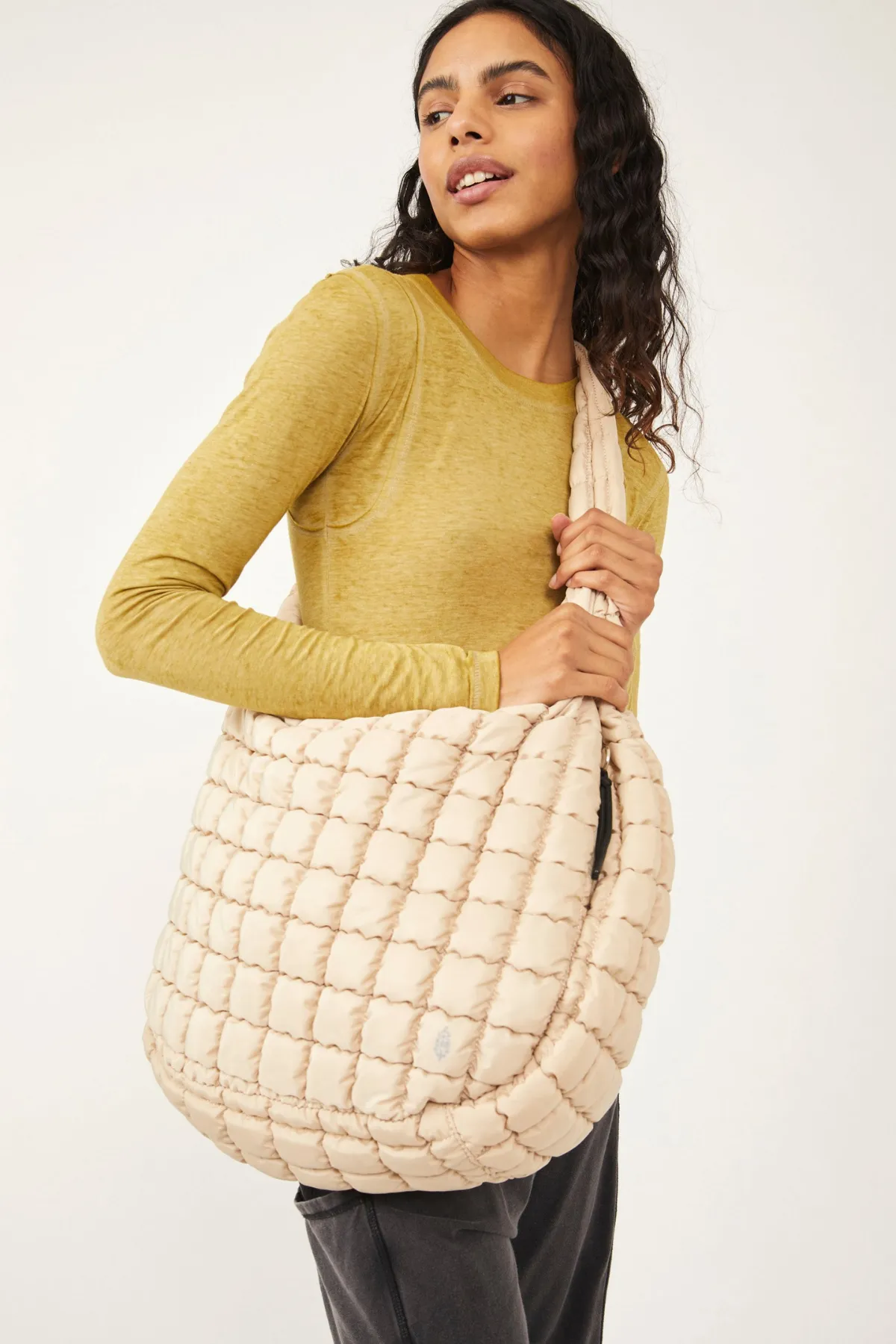 FP Movement Quilted Carryall Hobo Bag