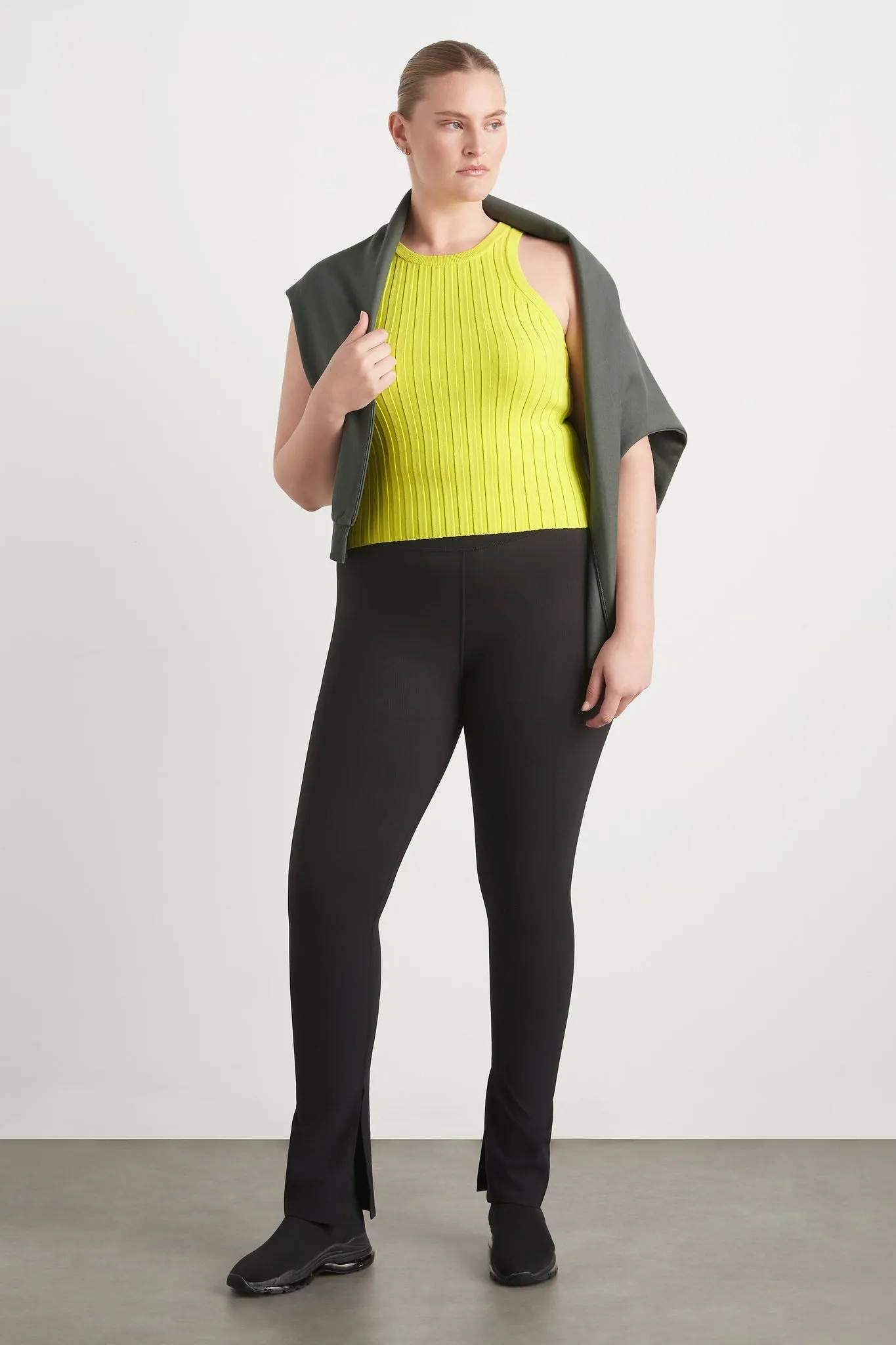 Hydra Racer Knit Ribbed Top