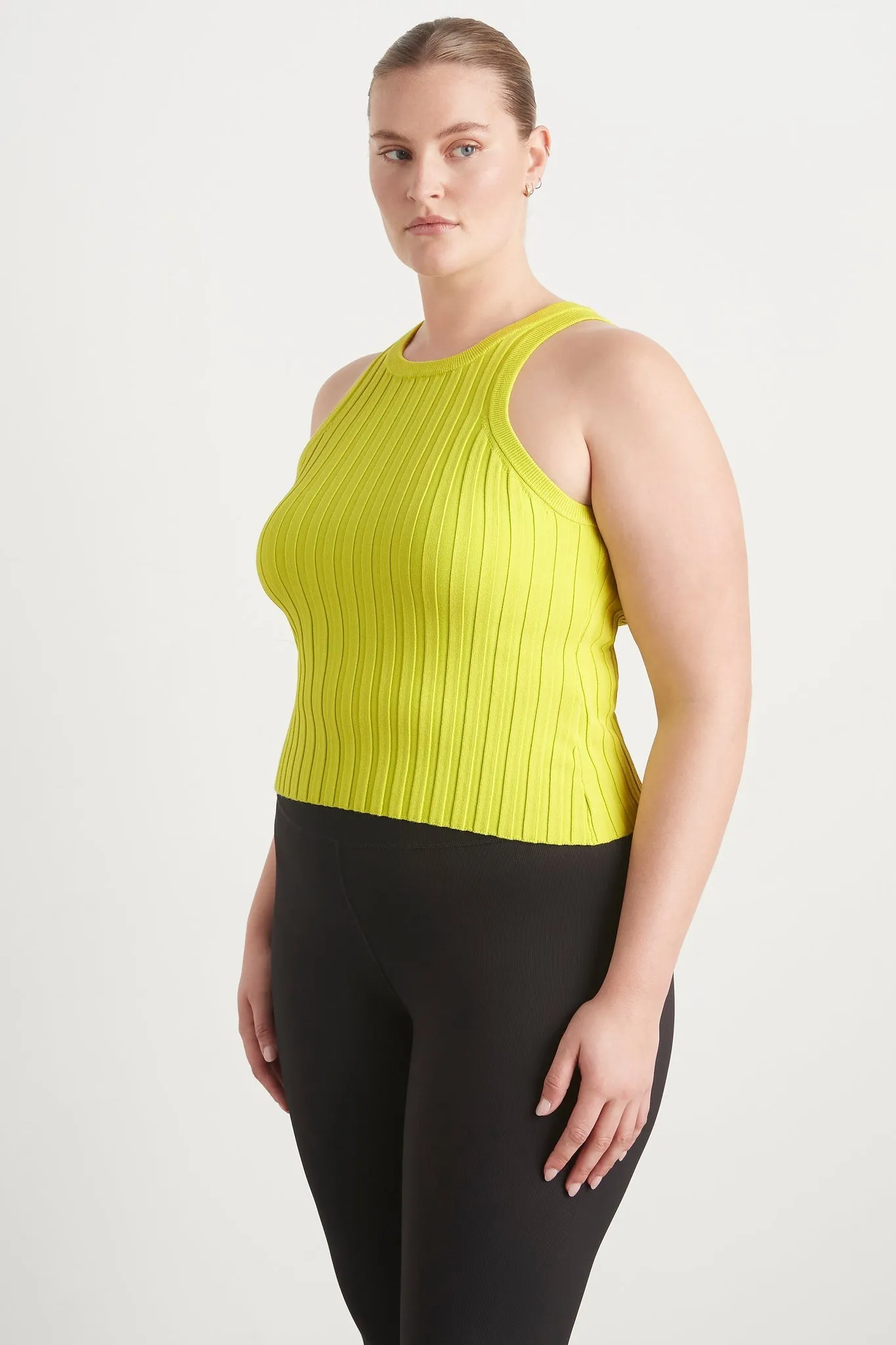 Hydra Racer Knit Ribbed Top