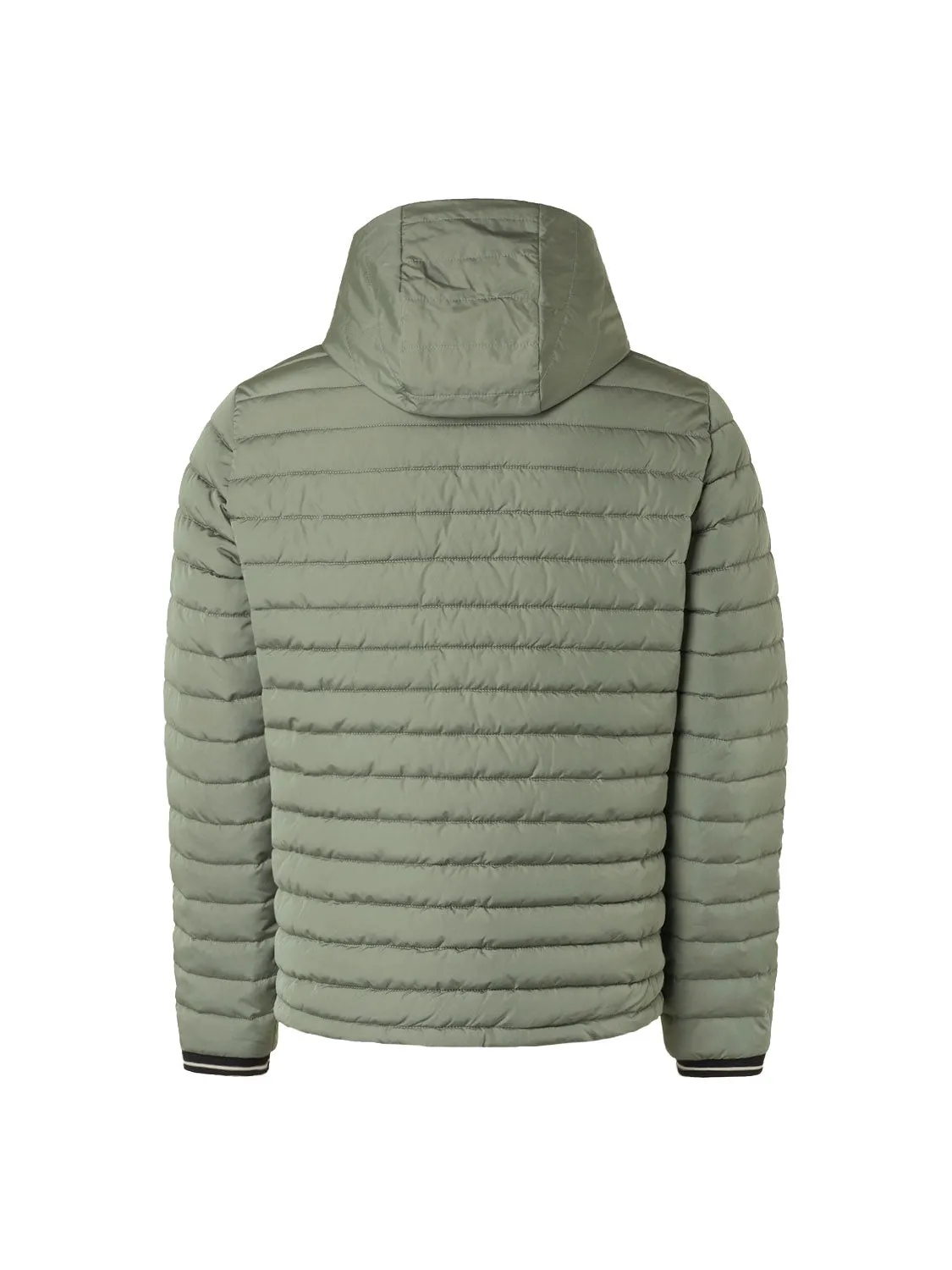 Jacket Hooded Short Fit Padded | Light Army