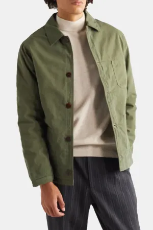 La Paz Baptista Padded Worker Jacket (Military Green Canvas)