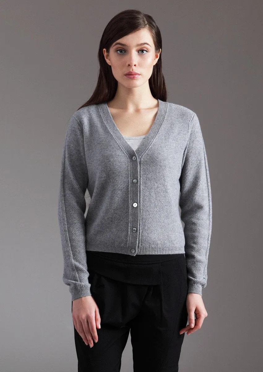 Ladies V-neck Cardigan