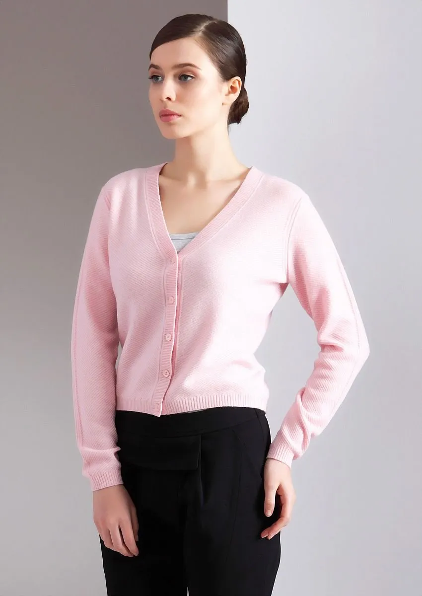 Ladies V-neck Cardigan