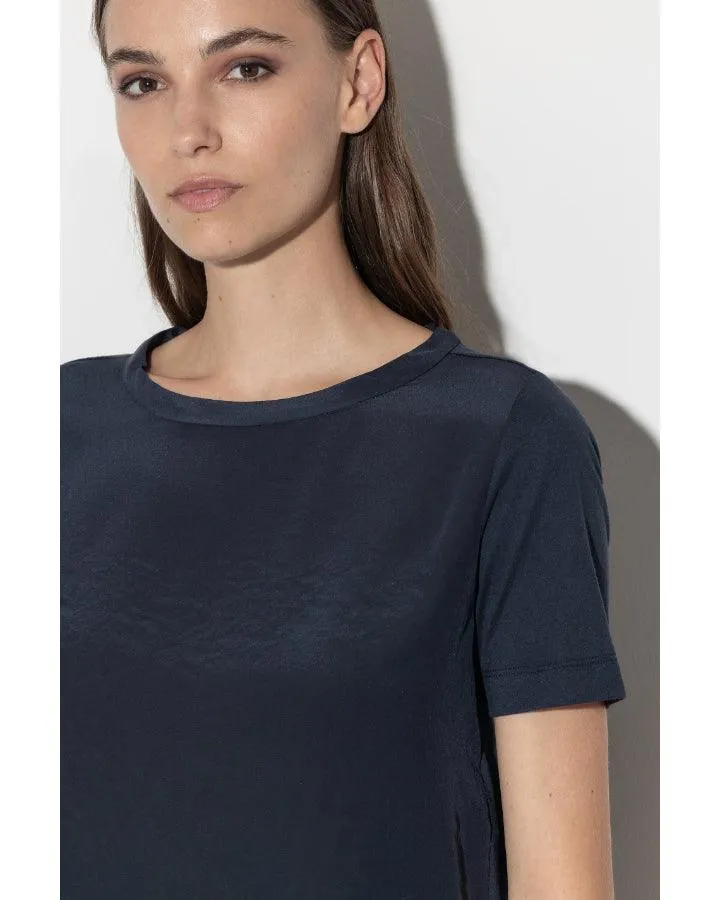 Luisa Cerano Silk Front T-Shirt