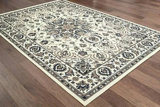 Marina 1248W Ivory Navy Rug