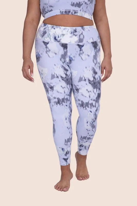 *Online Exclusive* Ice Tie-Dye High-Waist Leggings