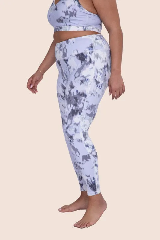 *Online Exclusive* Ice Tie-Dye High-Waist Leggings