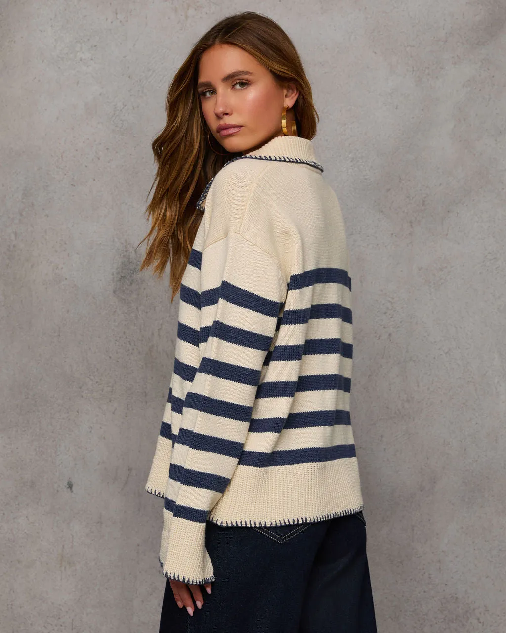 Own It Striped Sweater