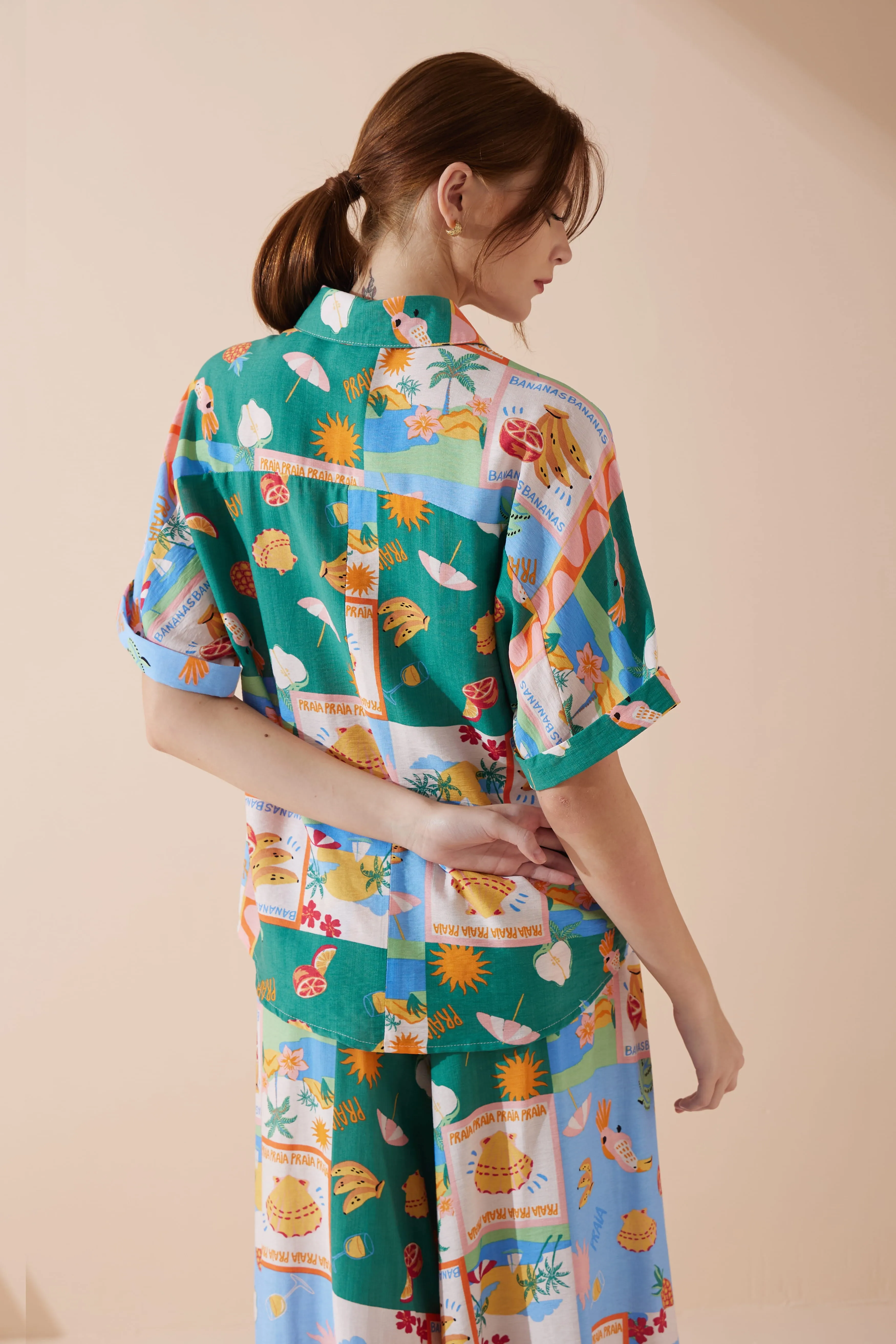 Praia Multicolour Tropical Shirt