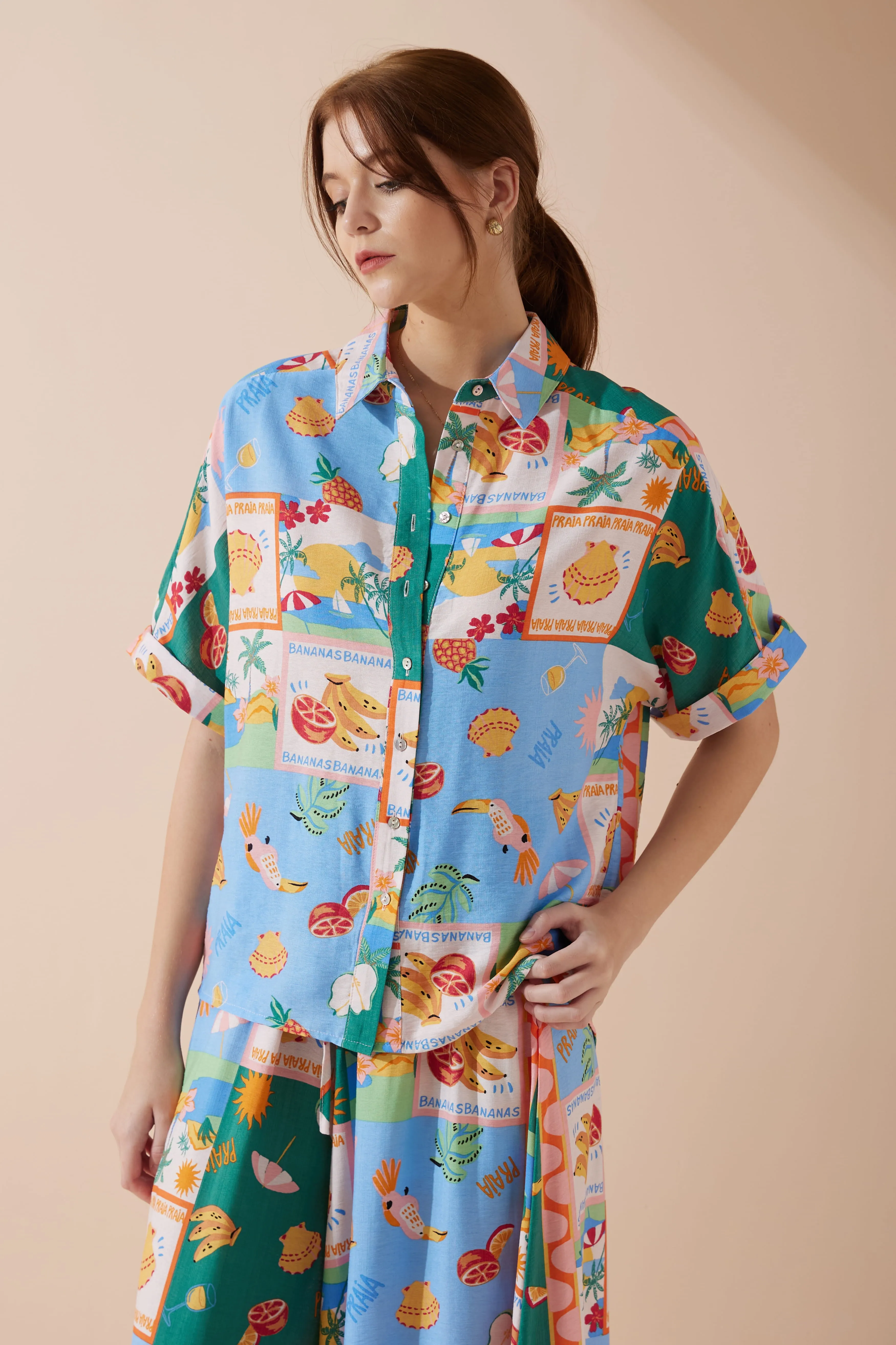 Praia Multicolour Tropical Shirt