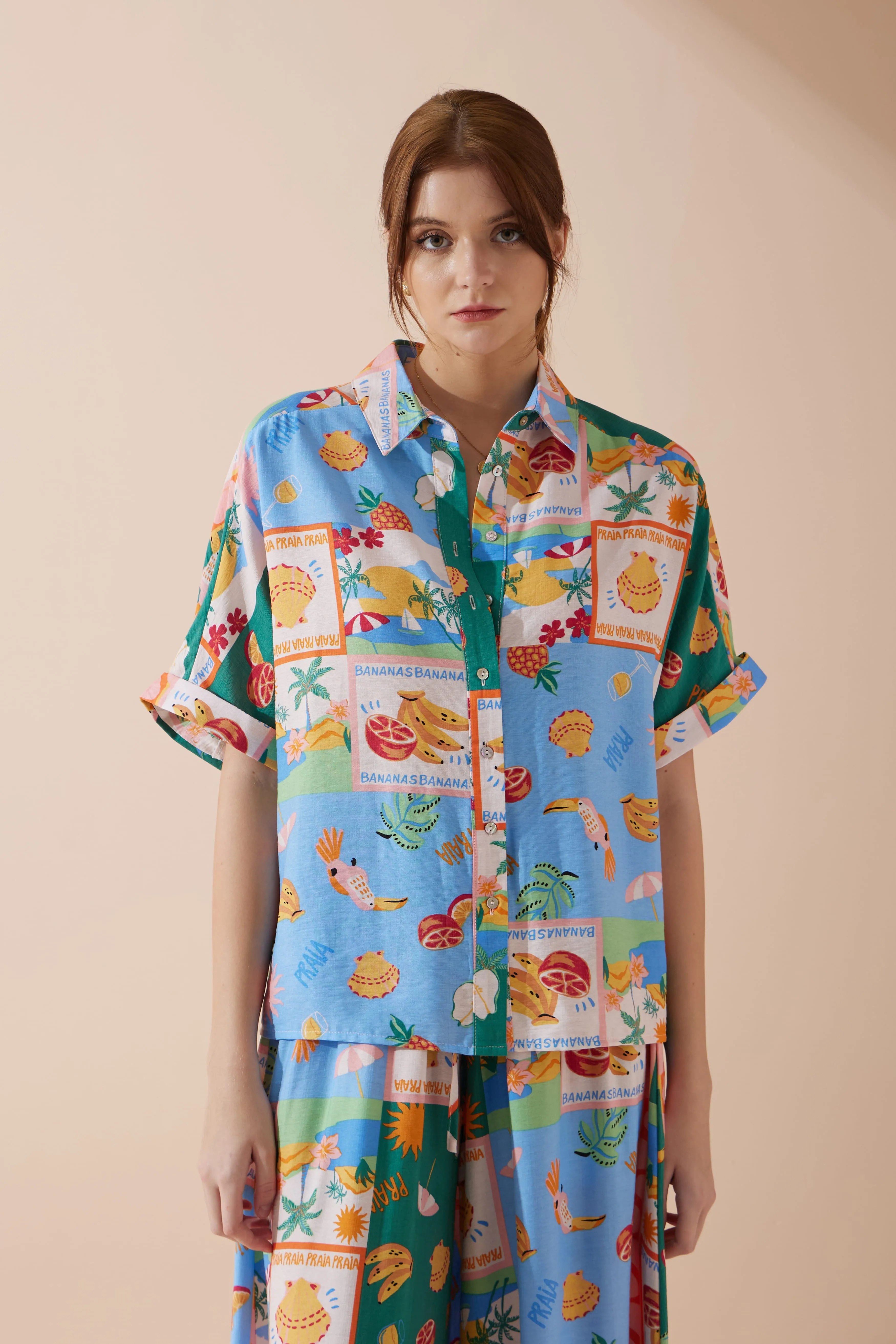 Praia Multicolour Tropical Shirt