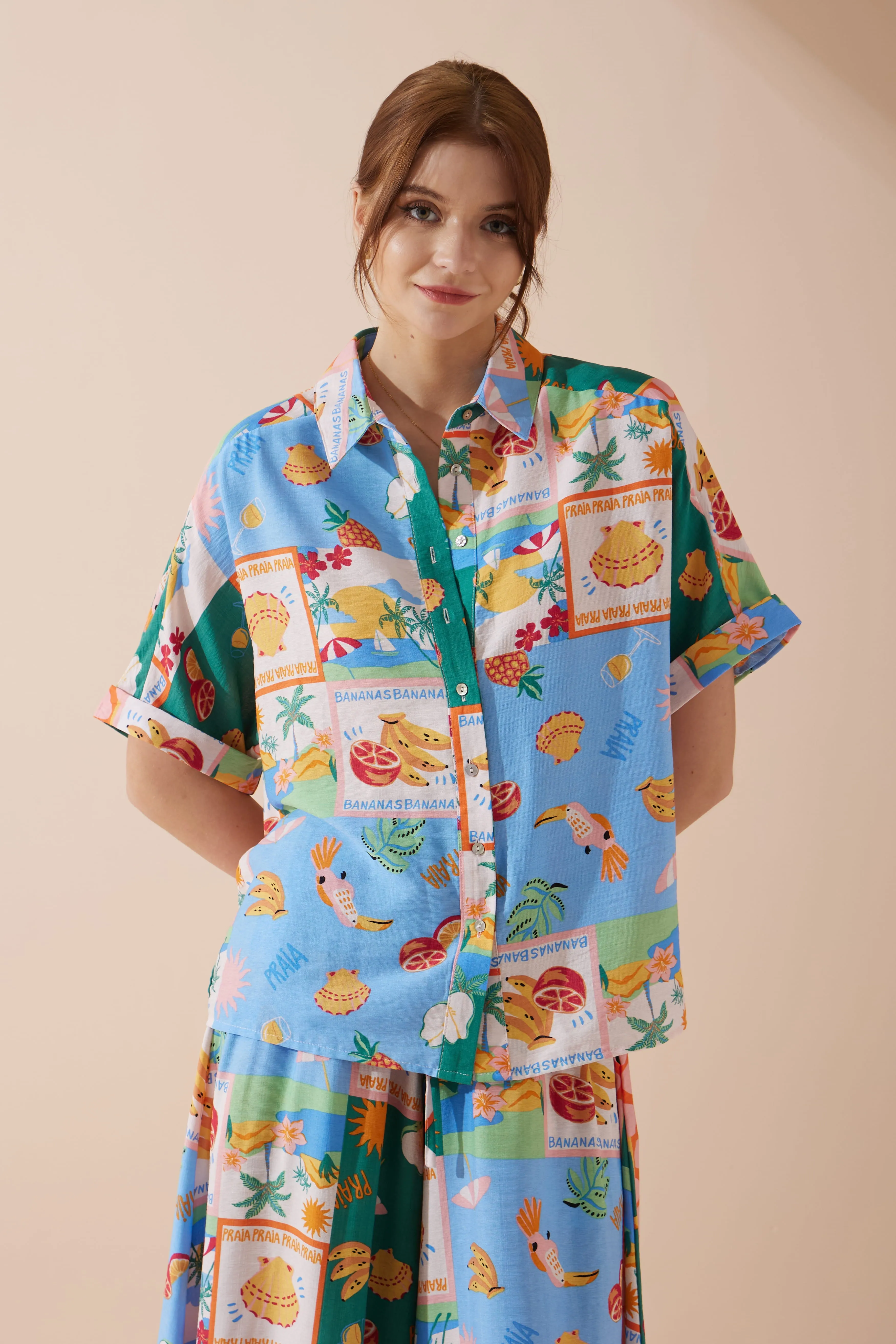 Praia Multicolour Tropical Shirt