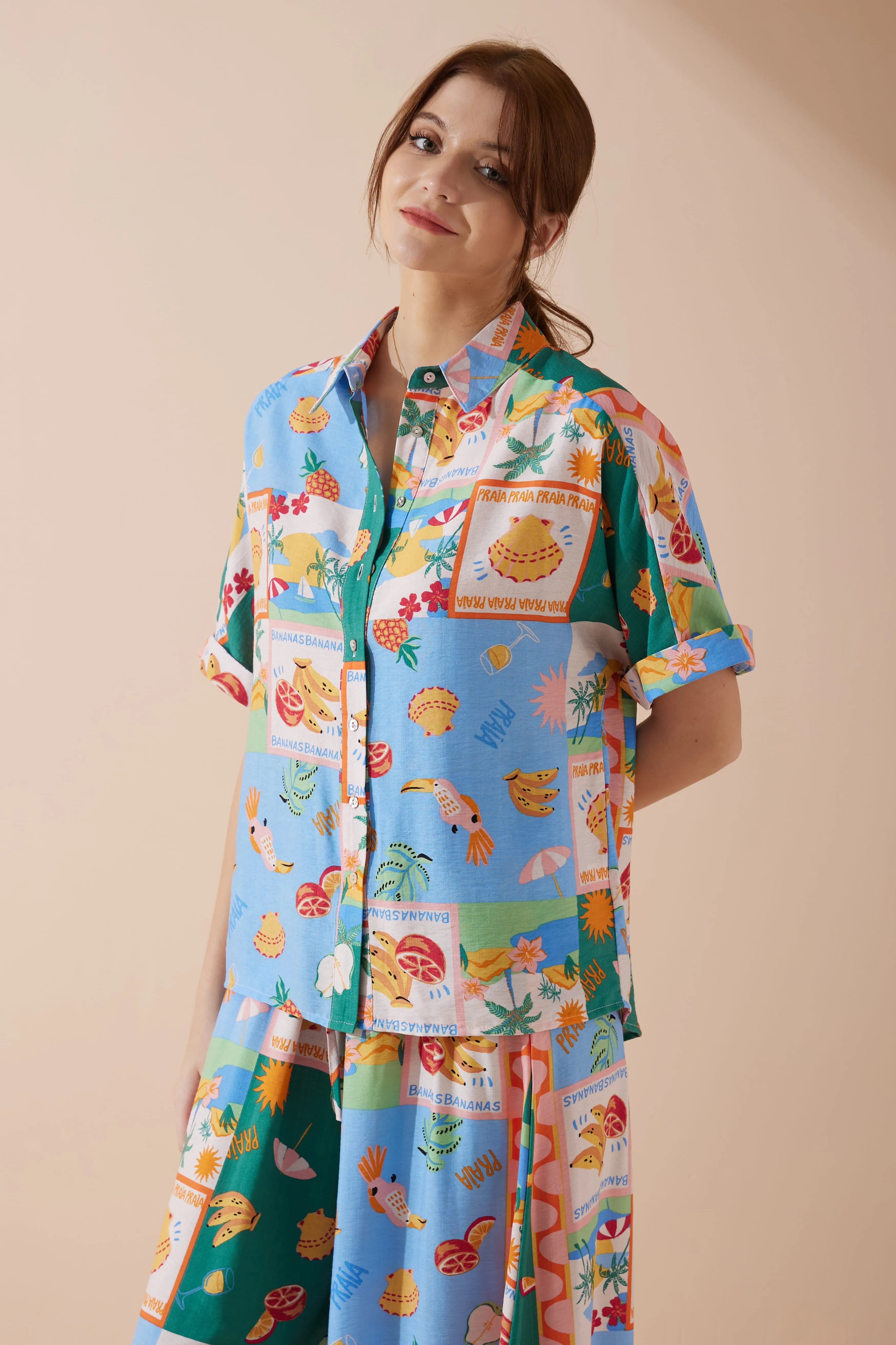 Praia Multicolour Tropical Shirt