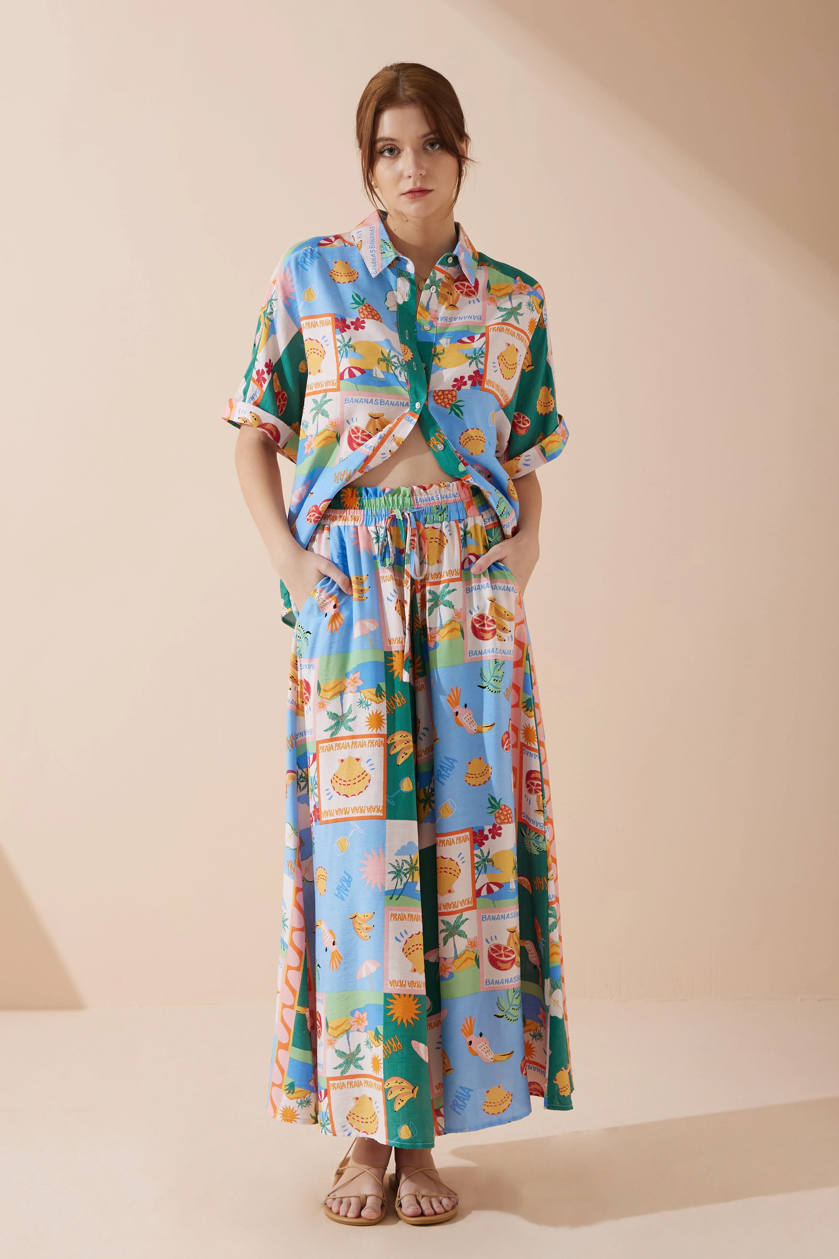 Praia Multicolour Tropical Shirt