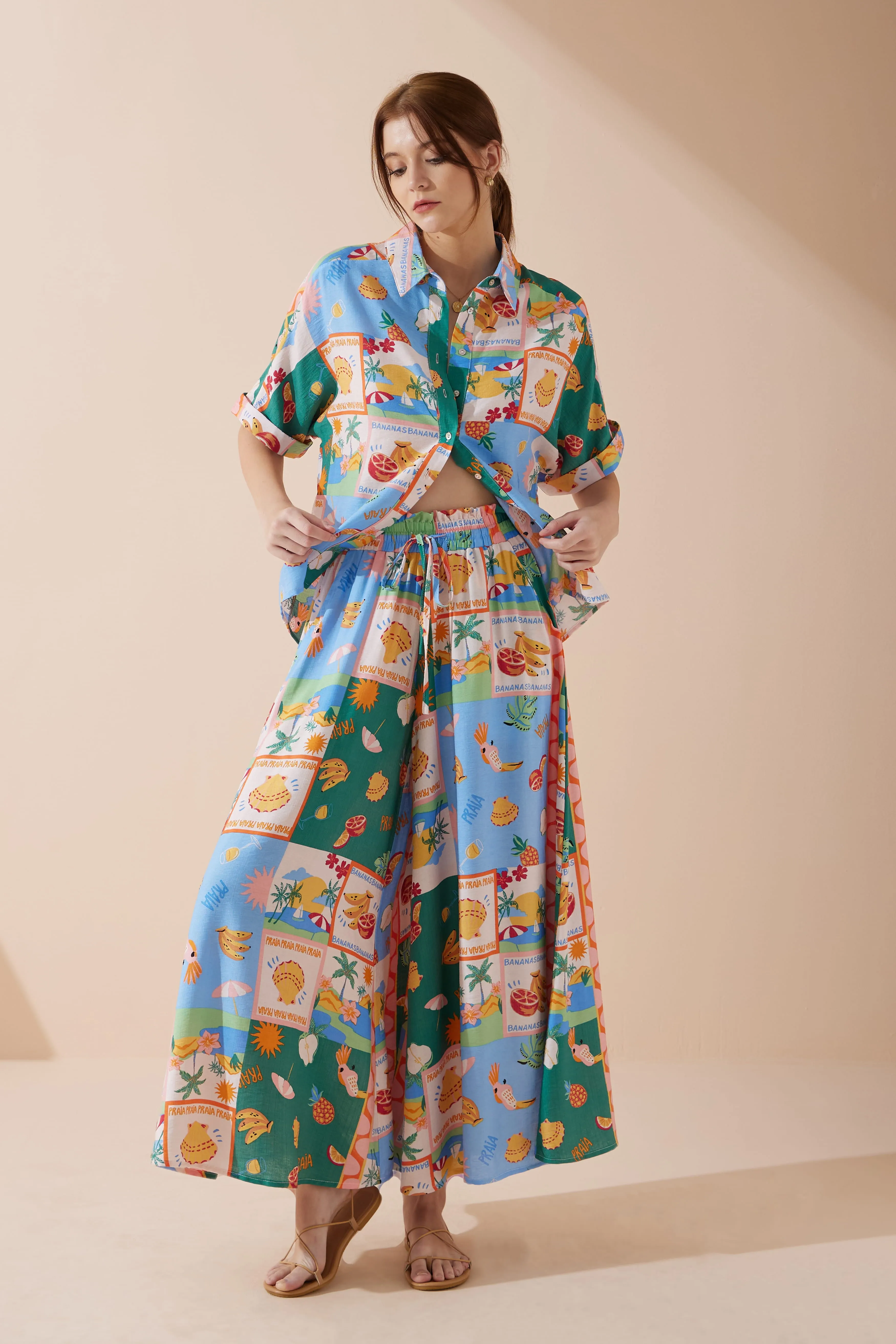 Praia Multicolour Tropical Shirt