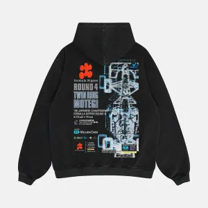 Retro Oversized 1998 FN Hoodie