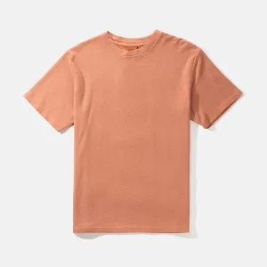 Rhythm Textured T-Shirt - Rust