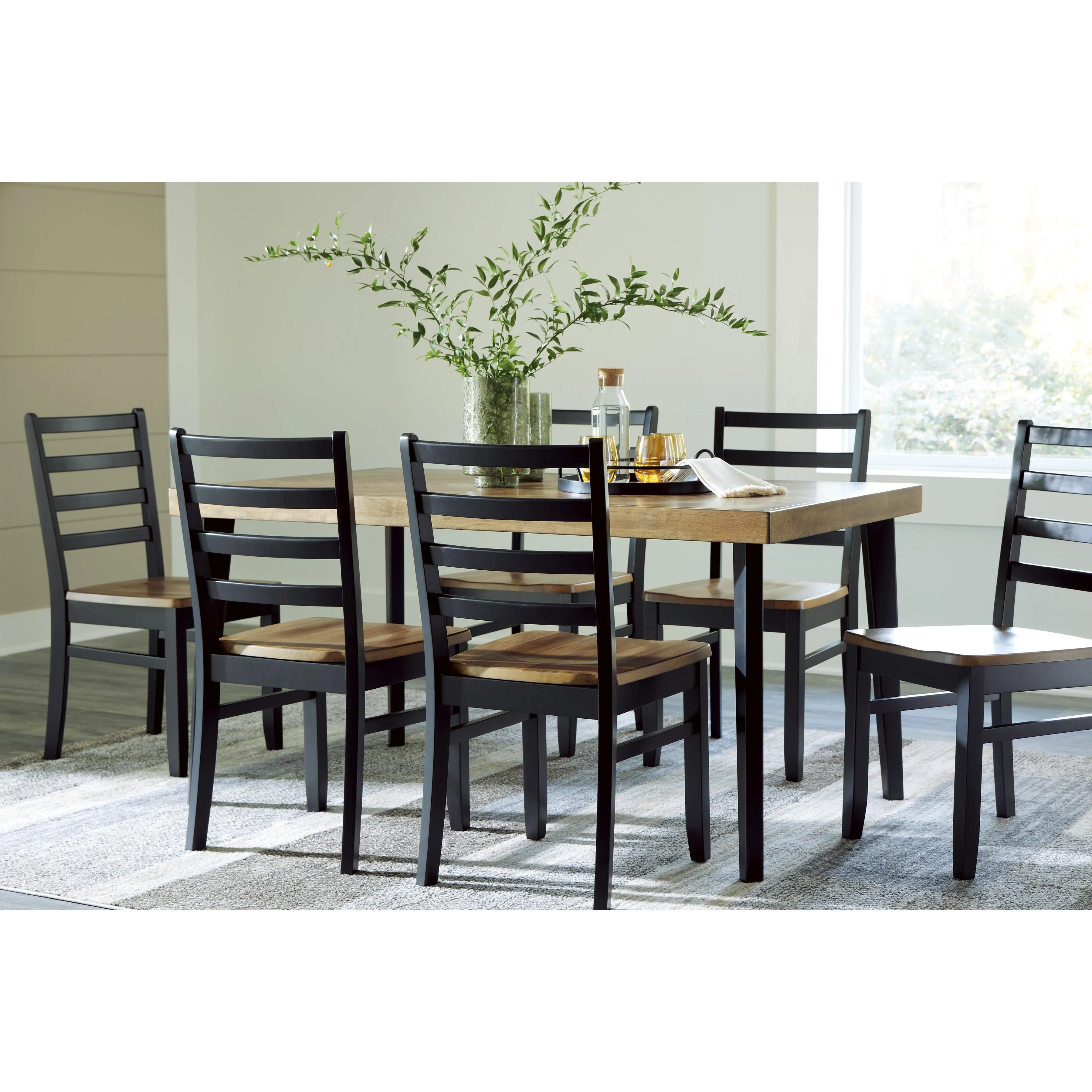 Signature Design by Ashley Blondon 7 pc Dinette D413-425