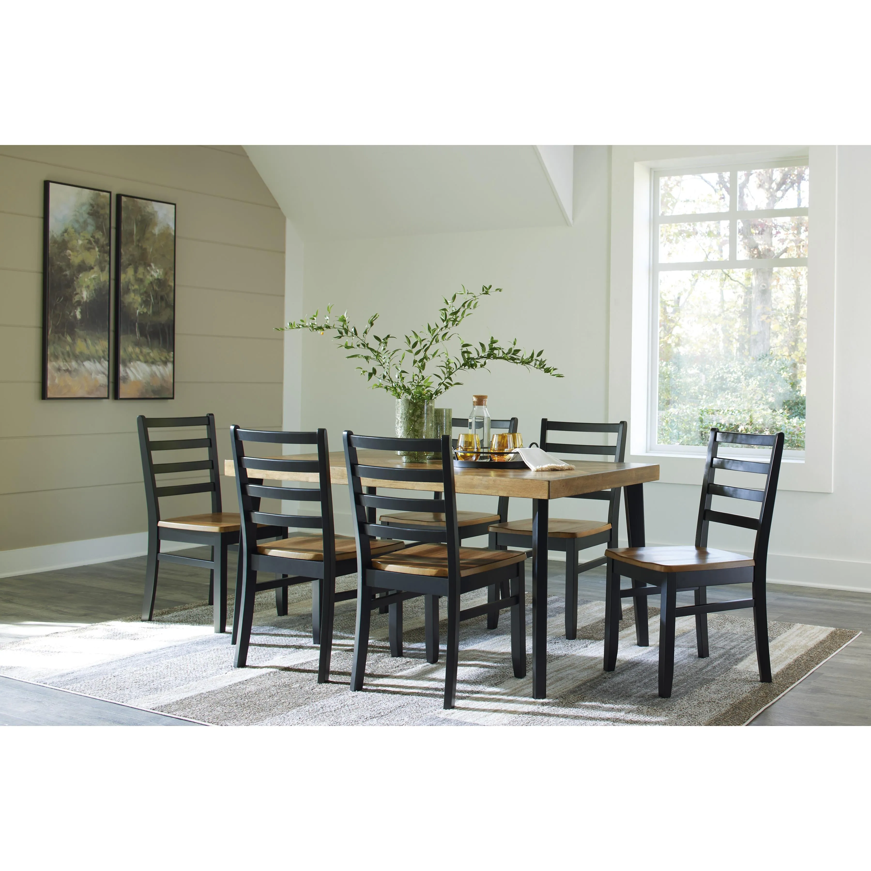 Signature Design by Ashley Blondon 7 pc Dinette D413-425