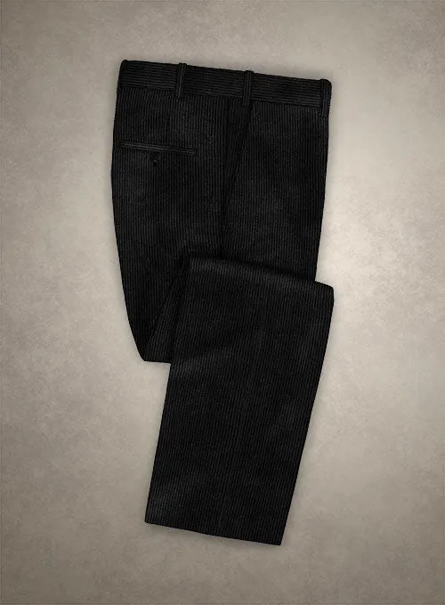 Solbiati Black Corduroy Suit