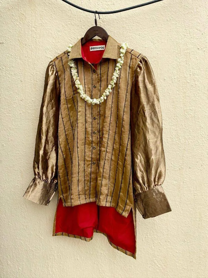 Son Champa Vintage Gold Shirt