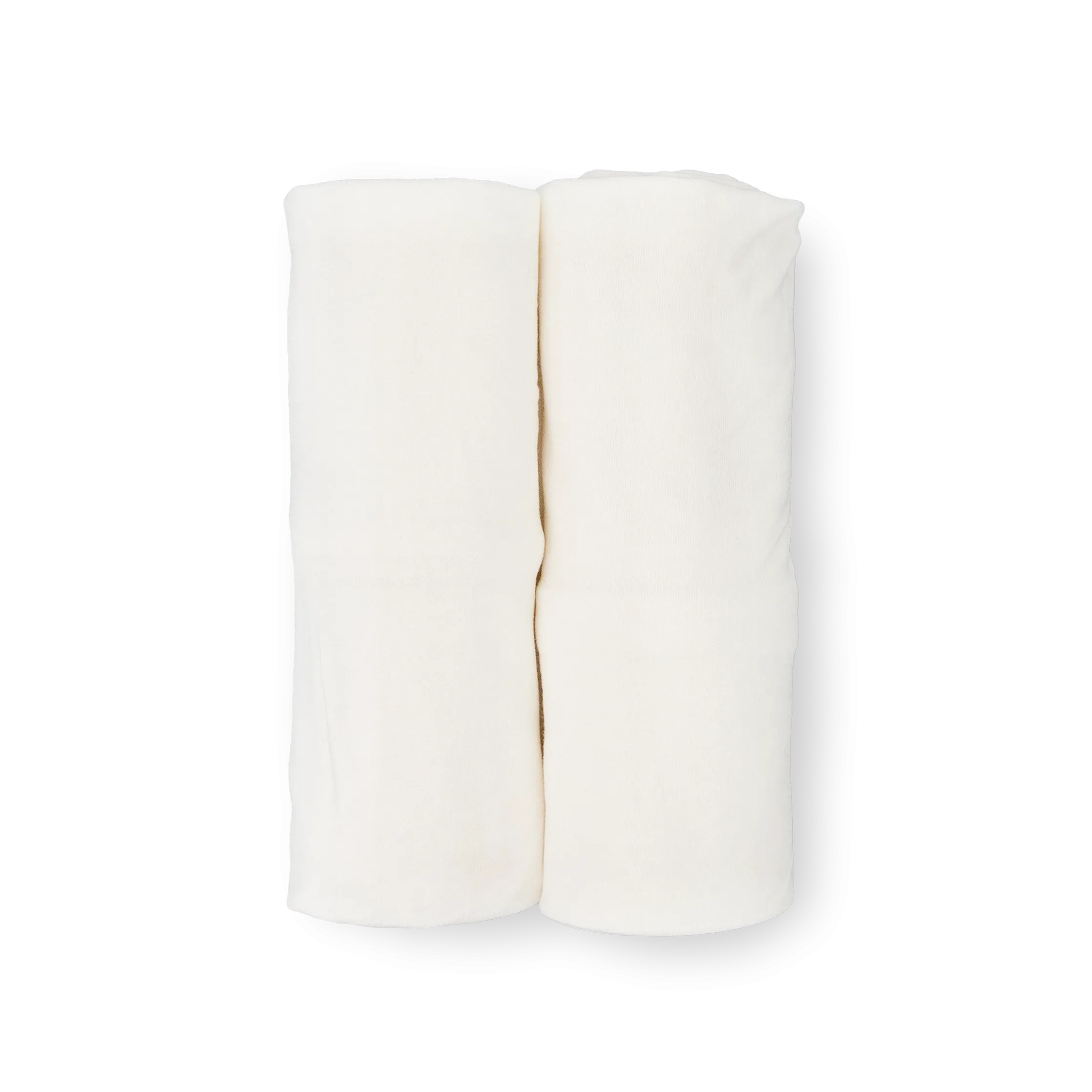 Stretch Knit Swaddle Blanket 2 Pack - White