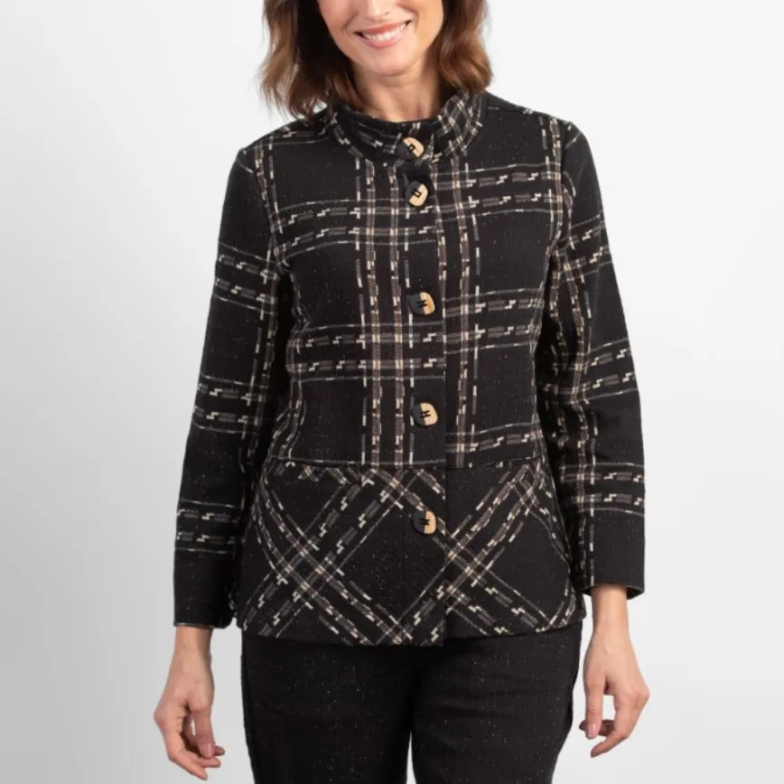 Swing Jacket - Plaid (Only M, L   XXL Left)