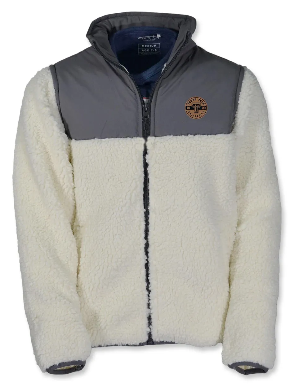 Texas Tech Garb "Teddy" Sherpa Full Zip YOUTH Jacket