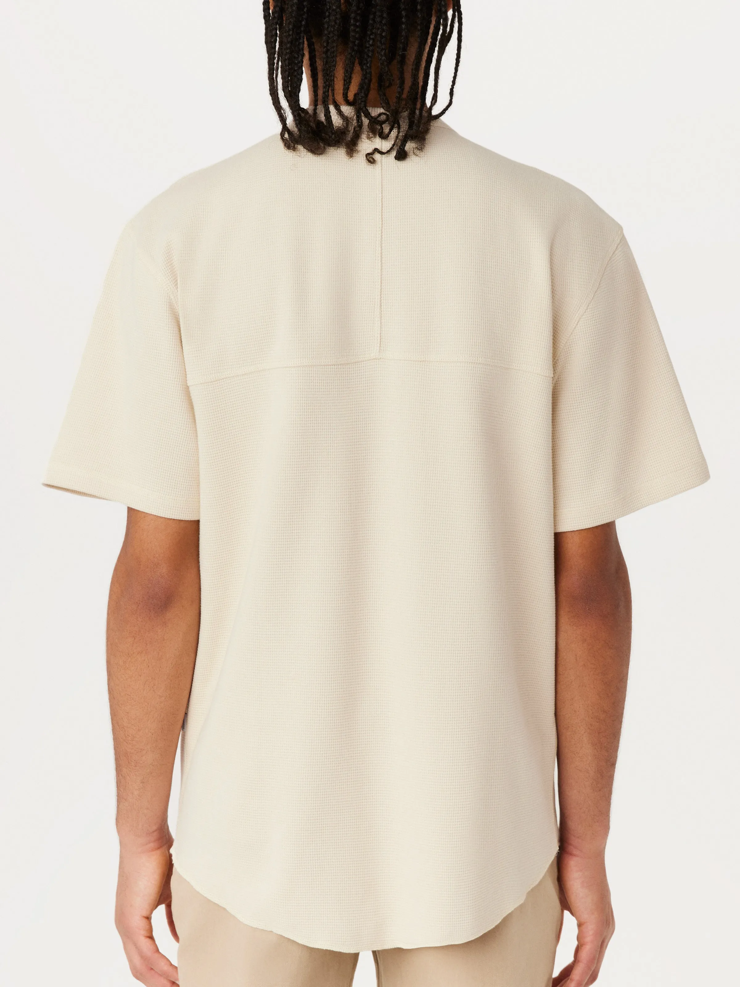 The Relaxed Waffle T-Shirt in Oatmeal