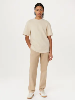 The Relaxed Waffle T-Shirt in Oatmeal