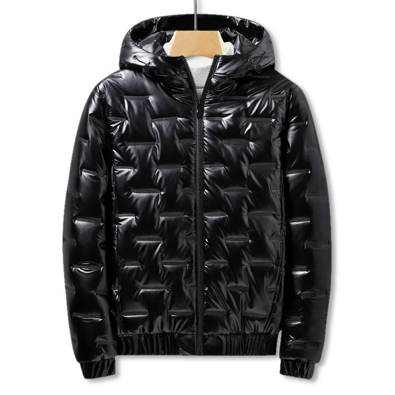 Winter men's plus size thick padded jacket