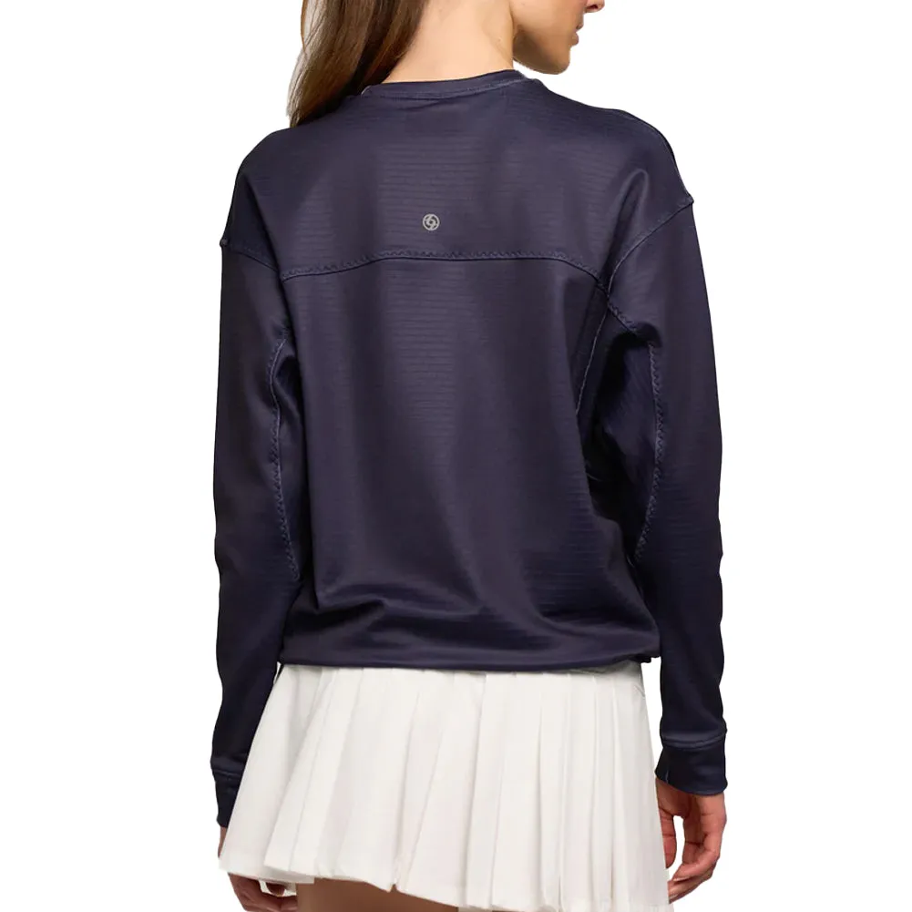 Women`s Electra Post Game Tennis Pullover Eggplant