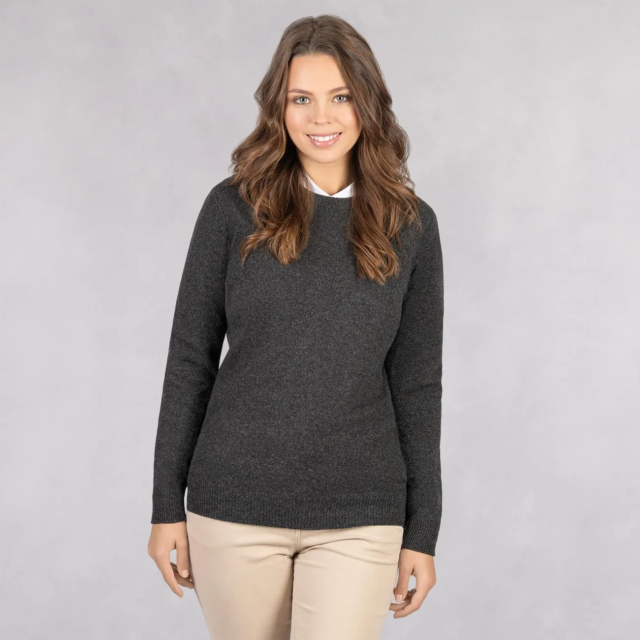 Wool Pullover Round Neck Women